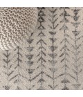 Ziri Moroccan Geometric Cream/Gray 8 ft. x 10 ft. Area Rug