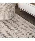 Ziri Moroccan Geometric Cream/Gray 8 ft. x 10 ft. Area Rug