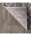 MOROCCAN HYPE Area Rug Ziri Moroccan Geometric Grey/Cream 4 ft. x 6 ft. Area Rug