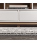 Ziri Moroccan Geometric Grey/Cream 2 ft. x 8 ft. Runner Rug