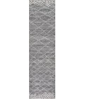 Asilah Moroccan Modern Diamond Gray 2 ft. x 10 ft. Runner Rug