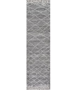 Jonathany Moroccan Hype MOH300B Gray Area Rug 2 ft. 3 in. X 10 ft. Runner