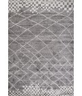 Asilah Moroccan Modern Diamond Gray 3 ft. x 5 ft. Area Rug