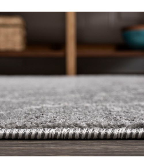 Asilah Moroccan Modern Diamond Gray 2 ft. x 10 ft. Runner Rug