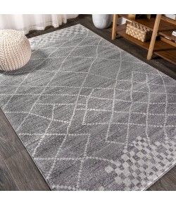 Jonathany Moroccan Hype MOH300B Gray Area Rug 3 ft. X 4 ft. 9 in. Rectangle