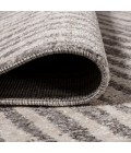 MOROCCAN HYPE Area Rug Skoura Modern Bold Stripe Beige/Dark Gray 2 ft. x 10 ft. Runner Rug