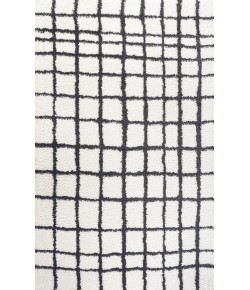 Jonathany Moroccan Hype MOH409A White/Gray Area Rug 5 ft. 1 in. X 8 ft. Rectangle