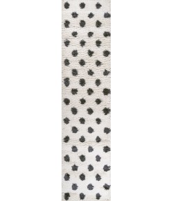 Jonathany Moroccan Hype MOH411A White/Gray Area Rug 2 ft. X 10 ft. Runner