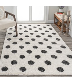 Jonathany Moroccan Hype MOH411A White/Gray Area Rug 5 ft. 1 in. X 8 ft. Rectangle