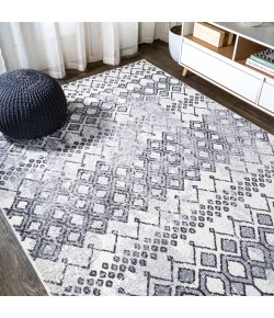 Jonathany Moroccan Hype MOH504A Ivory/Black Area Rug 3 ft. X 5 ft. Rectangle