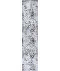 MOROCCAN HYPE Area Rug Iften Moroccan Geometric Distressed Ivory/Black 2 ft. x 10 ft. Runner Rug