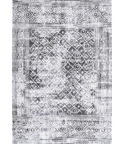Jonathany Moroccan Hype MOH505A Ivory/Black Area Rug 4 ft. X 6 ft. Rectangle
