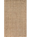 Hira Hand Woven Diamond Chunky Jute Natural  5 ft. x 8 ft. Area Rug