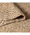 Hira Hand Woven Diamond Chunky Jute Natural  5 ft. x 8 ft. Area Rug