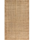 NATURAL FIBER Area Rug Espina Hand Woven Herringbone Chunky Jute Natural 4 ft. x 6 ft. Area Rug