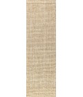 NATURAL FIBER Area Rug Hiro Hand Woven Chunky Jute Ivory 2 ft. x 8 ft. Runner Rug