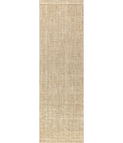 Jonathany Natural Fiber NFR103A Ivory Area Rug 2 ft. 2 in. X 8 ft. Runner