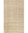 NATURAL FIBER Area Rug Hiro Hand Woven Chunky Jute Ivory 8 ft. x 10 ft. Area Rug