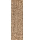 NATURAL FIBER Area Rug Pata Hand Woven Chunky Jute Natural 2 ft. x 8 ft. Runner Rug