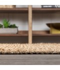 NATURAL FIBER Area Rug Pata Hand Woven Chunky Jute Natural 2 ft. x 8 ft. Runner Rug