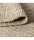 NATURAL FIBER Area Rug Pata Hand Woven Chunky Jute Light Ivory 3 ft. x 5 ft. Area Rug