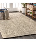 NATURAL FIBER Area Rug Pata Hand Woven Chunky Jute Light Ivory 3 ft. x 5 ft. Area Rug