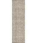 NATURAL FIBER Area Rug Pata Hand Woven Chunky Jute Gray 2 ft. x 8 ft. Runner Rug