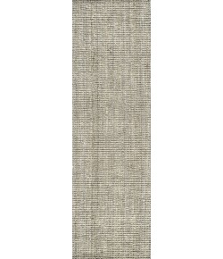 Jonathany Natural Fiber NRF102C Gray Area Rug 2 ft. 2 in. X 8 ft. Runner