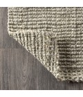 NATURAL FIBER Area Rug Pata Hand Woven Chunky Jute Gray 4 ft. x 6 ft. Area Rug