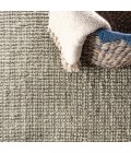 NATURAL FIBER Area Rug Pata Hand Woven Chunky Jute Gray 4 ft. x 6 ft. Area Rug