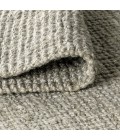 NATURAL FIBER Area Rug Pata Hand Woven Chunky Jute Gray 4 ft. x 6 ft. Area Rug