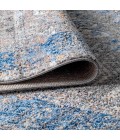 RESTORED VINTAGE Area Rug Anatolia Vintage Medallion Peacock Blue/Gray 8 ft. x 10 ft. Area Rug