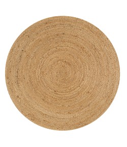 Jonathany Ansa Collection RNF103A Natural Area Rug 5 ft. X 5 ft. Round