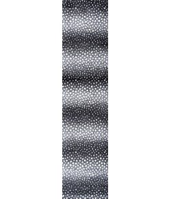 Jonathany Safari SAF100A Black/Cream Area Rug 2 ft. X 10 ft. Runner