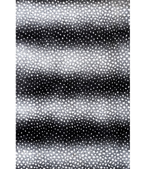 SAFARI Area Rug Antelope Modern Animal Black/Cream 5 ft. x 8 ft. Area Rug