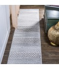 SAFARI Area Rug Antelope Modern Animal Light Gray/Cream 2 ft. x 10 ft. Runner Rug
