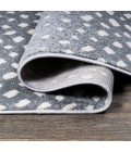SAFARI Area Rug Antelope Modern Animal Light Gray/Cream 2 ft. x 10 ft. Runner Rug