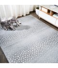 SAFARI Area Rug Antelope Modern Animal Light Gray/Cream 3 ft. x 5 ft. Area Rug