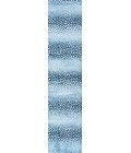 Antelope Modern Animal Blue/Cream 2 ft. x 10 ft. Runner Rug