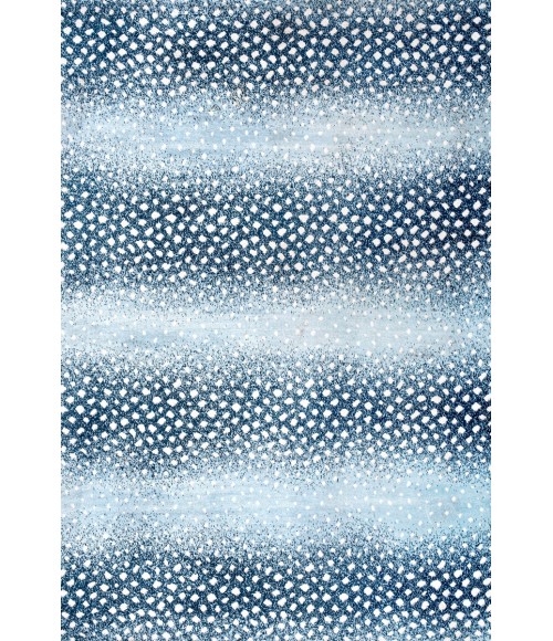 SAFARI Area Rug Antelope Modern Animal Blue/Cream 3 ft. x 5 ft. Area Rug
