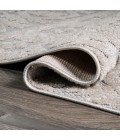 SOUTH BEACH Area Rug Citta High-Low Pile Mediterranean Tile Beige 2 ft. x 8 ft. Indoor/Outdoor Runner Rug