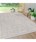 Citta High-Low Pile Mediterranean Tile Beige 4 ft. x 6 ft. Indoor/Outdoor Area Rug