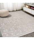 Citta High-Low Pile Mediterranean Tile Beige 4 ft. x 6 ft. Indoor/Outdoor Area Rug