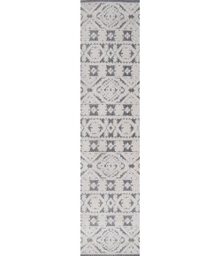 Jonathany South Beach SBH102B White/Black Area Rug 2 ft. X 8 ft. Runner