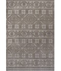 SOUTH BEACH Area Rug Citta High-Low Pile Mediterranean Tile Dark Gray/Ivory 4 ft. x 6 ft. Indoor/Outdoor Area Rug