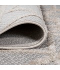 SOUTH BEACH Area Rug Aylan High-Low Pile Knotted Trellis Geometric Beige 2 ft. x 10 ft. Indoor/Outdoor Runner Rug