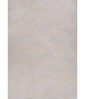 SOUTH BEACH Area Rug Jazz High-Low Pile Art Deco Geometric Beige 3 ft. x 5 ft. Indoor/Outdoor Area Rug