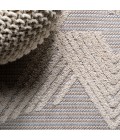 SOUTH BEACH Area Rug Jazz High-Low Pile Art Deco Geometric Beige 2 ft. x 10 ft. Indoor/Outdoor Runner Rug