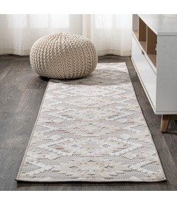 Jonathany South Beach SBH107A Beige/Gray Area Rug 2 ft. X 10 ft. Runner