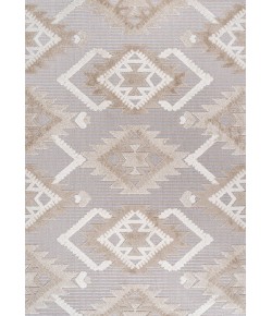 Jonathany South Beach SBH107A Beige/Gray Area Rug 5 ft. X 8 ft. Rectangle